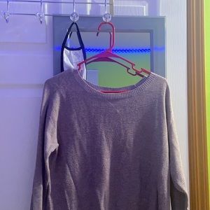 American Eagle Purple Sweater